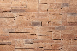 Rustic brown colors and patterns of brick stone
