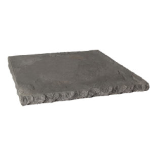 Dark grey flat square stone
