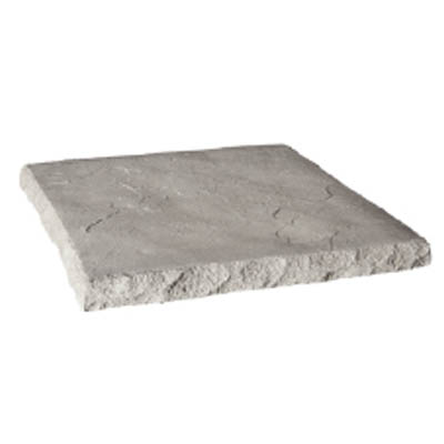 Light grey flat square stone