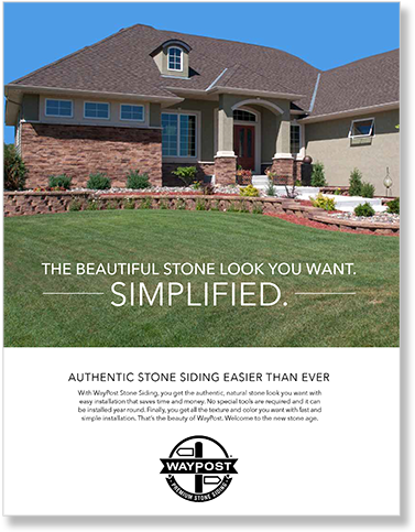 Waypost Premium Stone Siding Brochure